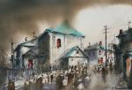 B.Michałowski- Shtetl-"Wieczór w Chmielniku"
